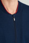 Pyjama d'intérieur à manches longues rayures bleu nuit - Warming Nightwear