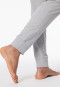 Hose lang Bündchen grau meliert - Mix+Relax
