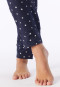 Lange broek manchetten donkerblauw stippen - Mix+ Relax