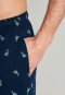 Pantalone lungo in fine interlock con anatra di colore blu notte - Mix + Relax