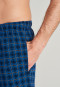 Pants long fine interlock midnight blue checkered - Mix & Relax