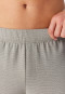 Pantaloni lunghi a costine sottili, jacquard, color taupe brillante - Mix+Relax