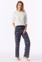 Pantalon long à rayures bleu foncé - Mix+Relax