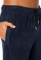 Pantaloni lunghi in velluto blu notte - Mix+ Relax
