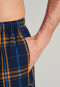 Hose lang Webware Knopfleiste havanna kariert - Mix+Relax