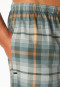 Lange geweven mineraal geruite broek - Mix+ Relax