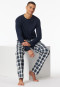 Pantalon long matière tissée multicolore à carreaux - Mix+Relax
