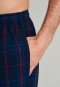 Pantalon long flanelle à carreaux bleu nuit - Mix + Relax