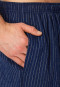 Hose lang Webware Seersucker navy gestreift - Mix+Relax