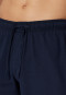 Long jersey boxers dark blue - Mix & Relax Cotton