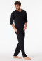 Lounge pants long jersey black - Mix + Relax