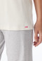 Pigiama 7/8 in cotone biologico crema - Casual Nightwear