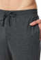 Pyjama dubbelrib lange donkergrijs gemêleerd - Modern Nightwear
