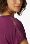 Pigiama corto in pizzo modal, prugna - Sensual Premium