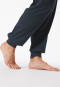 Pyjama lang manchet borstzak nachtblauw gedessineerd - Comfort Essentials