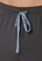 Pyjama lang Organic Cotton strepen borstzak antraciet - 95/5 Nachtkleding
