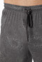 Paisley lange pyjama antraciet - Fine Interlock