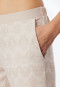 Schlafanzug lang wärmend Bündchen beige - Selected Premium Warming