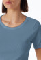 Shirt short sleeve atlantic blue - Revival Greta
