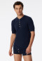 Short-sleeved shirt dark blue - Revival Karl-Heinz