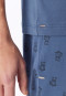 Shirt met korte mouwen in faded denim - Mix+ Relax
