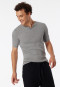 Short-sleeved shirt heather gray - Revival Karl-Heinz