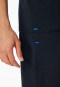 Shirt short sleeve button placket midnight blue - Mix+Relax