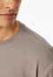 Shirt short sleeve sweat fabric clay red - Mix+Relax