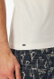 Shirt kurzarm Sweat-Qualität off-white - Mix+Relax