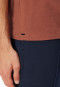 Shirt kurzarm Sweat-Qualität terracotta - Mix+Relax