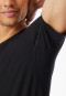 Shirt kurzarm V-Ausschnitt schwarz - Premium Cotton