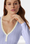 Shirt long-sleeved lilac - Revival Agathe