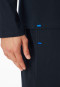 Shirt lange mouwen knoopsluiting nachtblauw - Mix+ Relax