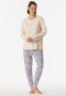 Shirt langarm rundhals champagner - Mix+Relax
