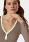Shirt langarm taupe - Revival Agathe