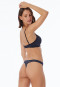 Thong microfiber lace midnight blue - Invisible Lace