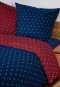 Reversible bed linen 2 piece flannelette multicolored - SCHIESSER Home
