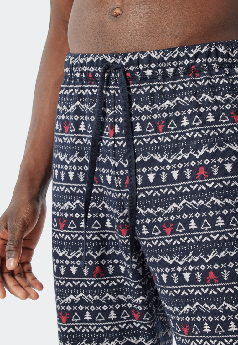 Pyjama & Sokken Winterse print Cadeauset - X-Mas