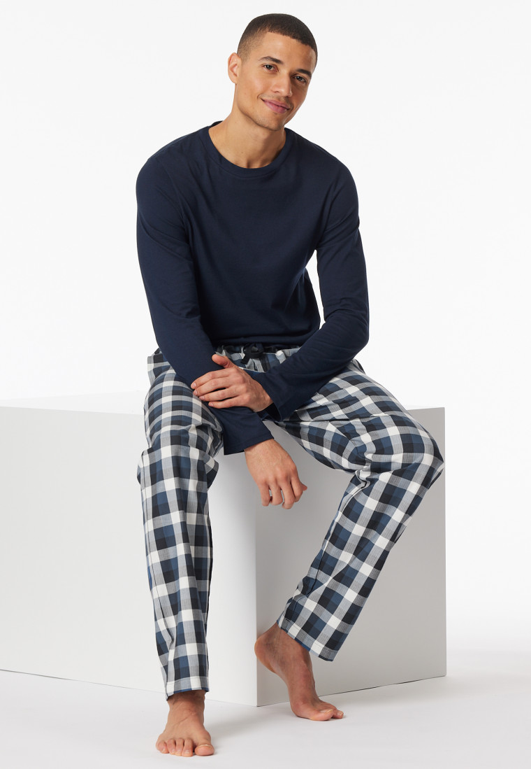 Hose lang Webware multicolor kariert - Mix+Relax