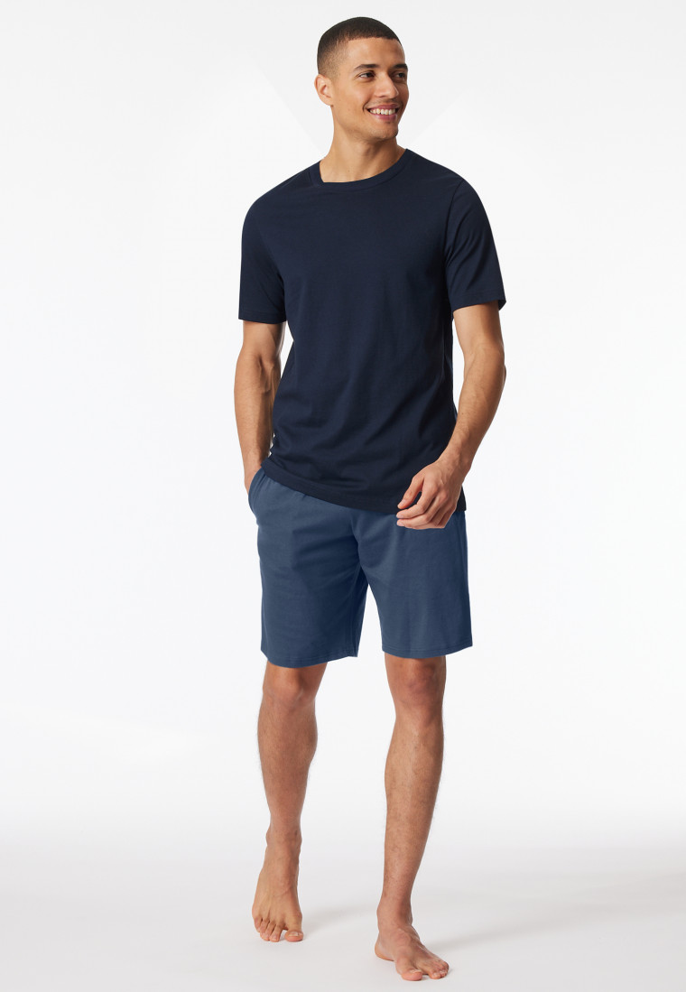 Shirt kurzarm nachtblau - Mix+Relax