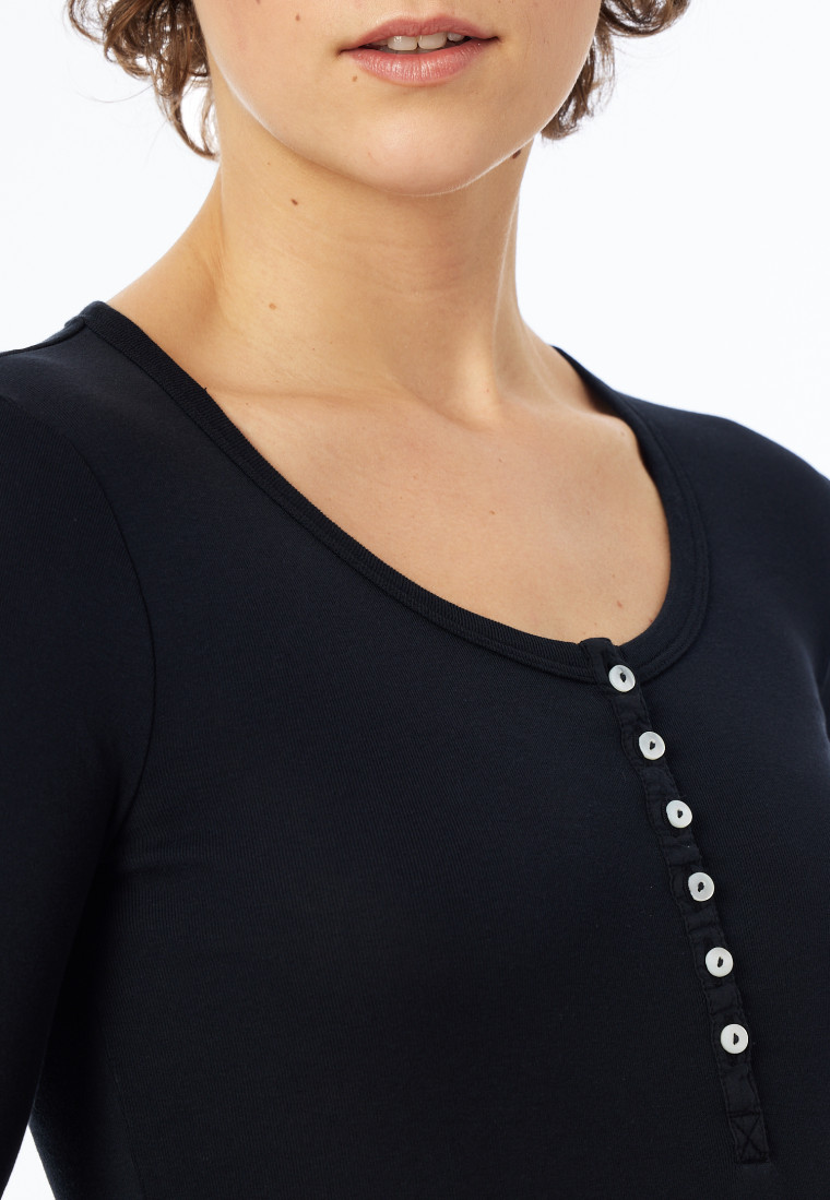 Shirt langarm schwarz - Revival Berta