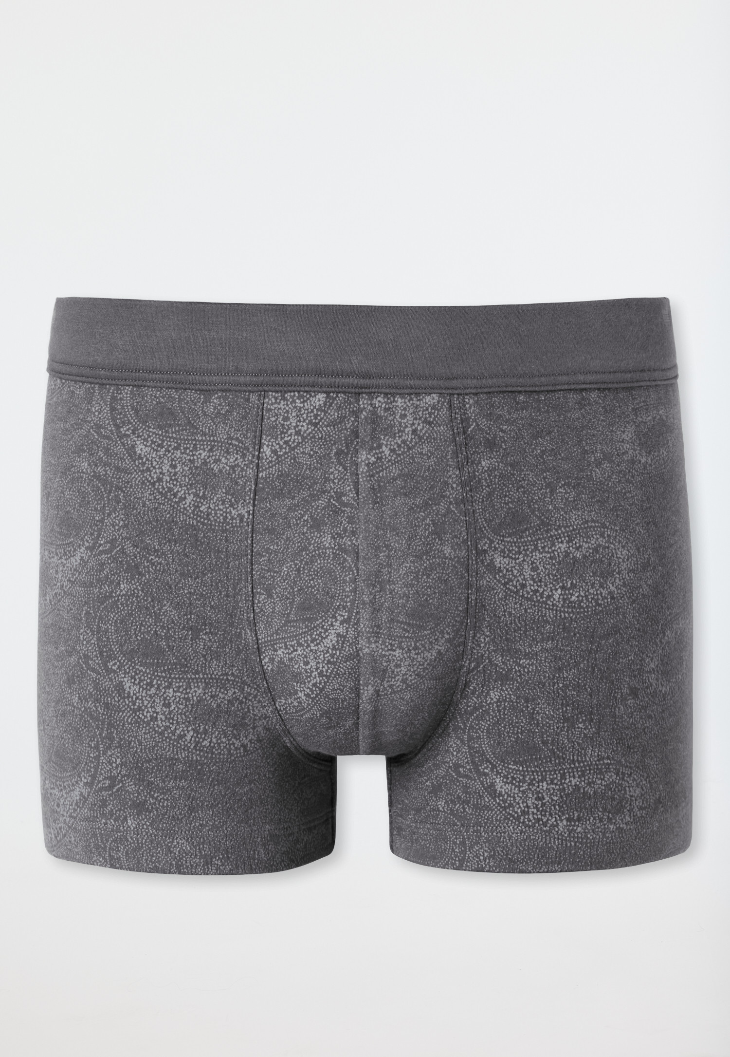 Short Paisleypatroon antraciet Fine Interlock SCHIESSER