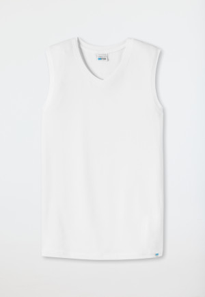 White Tank Top - Long Life Cotton