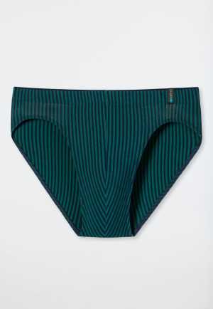 Slip super-mini rayé bleu foncé - Long Life Soft