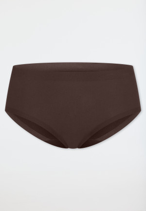 Culotte sans coutures marron foncé - Invisible Cotton