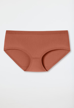 Seamless terracotta panty - Invisible Cotton