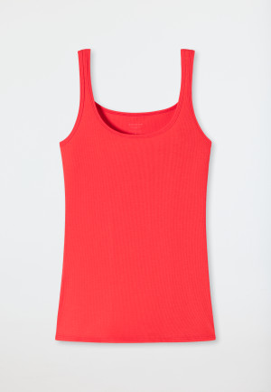 Strappy top double rib light red - Personal Fit Rib
