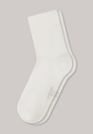 Chaussettes pour femme Lyocell blanc cassé - selected! premium