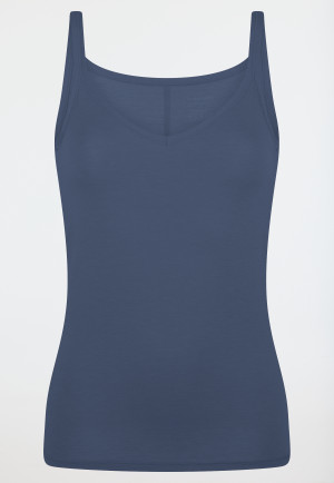 Maglietta con spalline sottili in blu - Personal Fit