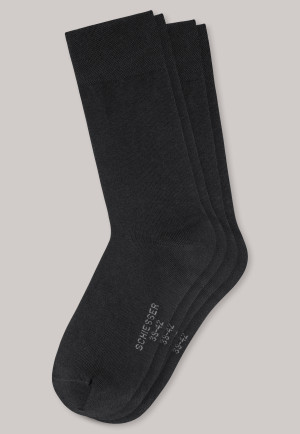 Men's socks 2-pack stay fresh black - Bluebird